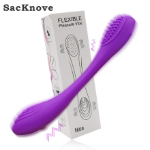 SacKnove China Manufacturer Stores Couples Vibrating Machine Innovation Dual g-Spot Real Sex Toys For Women Vagina Vibrator